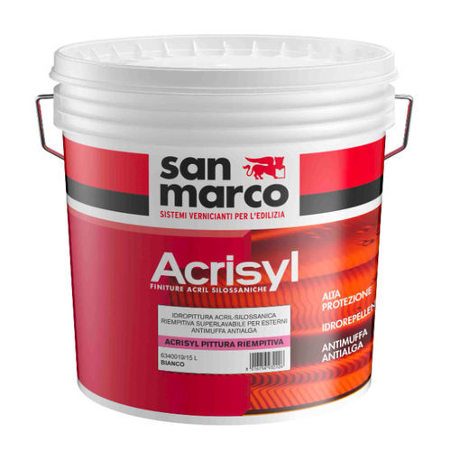 Pittura di protezione - ACRISYL PITTURA RIEMPITIVA - San Marco - isolante / da esterno / per muro