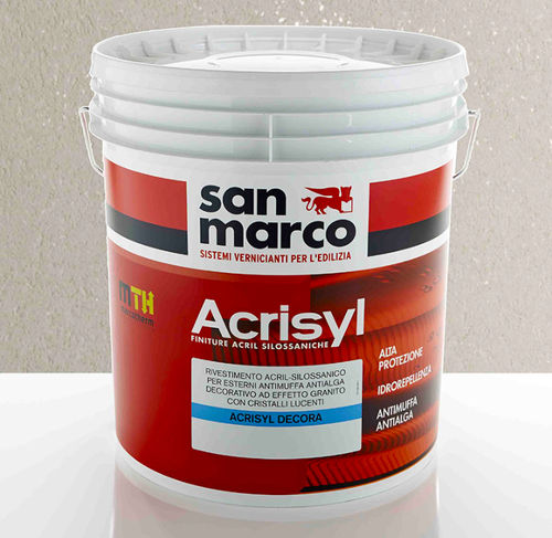 Intonaco decorativo - ACRISYL DECORA - San Marco - di protezione / di impermeabilizzazione / per esterni