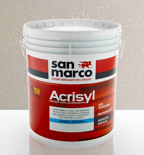 Pittura decorativa - ACRISYL DECORA - San Marco - di protezione / di finitura / termica