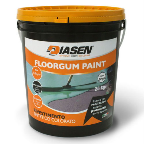 Trattamento di protezione liquido - FLOORGUM PAINT - DIASEN - colorato / di finitura / idrorepellente