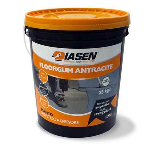 Malta di rasatura autolivellante - FLOORGUM ANTRACITE - DIASEN - per calcestruzzo / sintetica / monocomponente