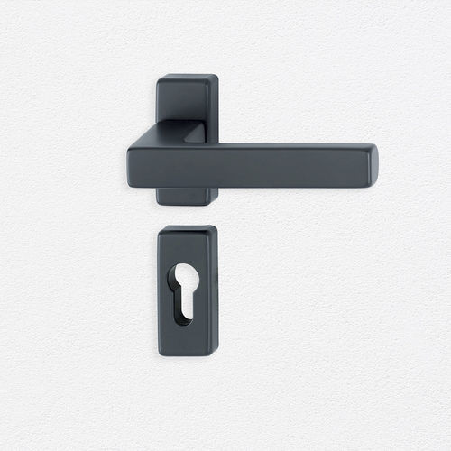 Maniglia per porta - QUADRA LEVER - DIQUIGIOVANNI - in alluminio / contemporanea / per uso residenziale