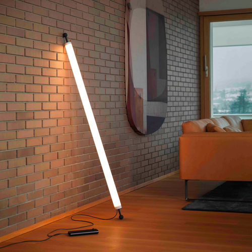 Colonna luminosa contemporanea - TUBE - PALLUCCO - in vetro / LED / da interno