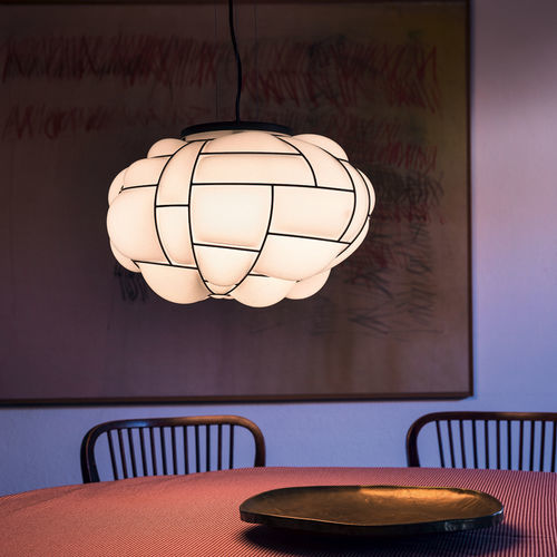Lampada a sospensione - EGG - PALLUCCO - in metallo / in vetro soffiato / design originale