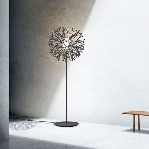 Lampada da terra - CORAL - PALLUCCO - in acciaio / in acciaio verniciato / in vetro