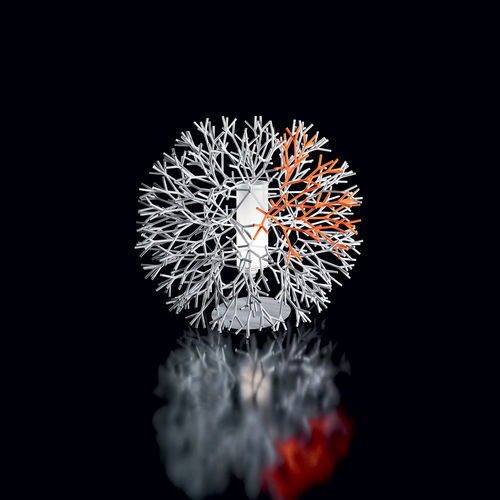 Lampada da tavolo - CORAL - PALLUCCO - in acciaio / in policarbonato / in ABS