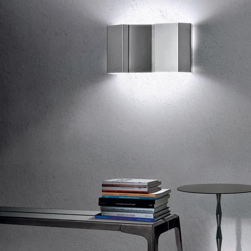 Applique contemporanea - FOLD - PALLUCCO - da interno / in acciaio inossidabile / rettangolare