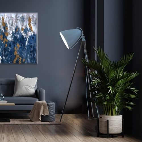 Lampada da terra - FARO NEXT  - PALLUCCO - in acciaio / in rovere / contemporanea