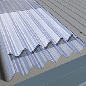 Pannello in policarbonato ondulato - arcoPlus® Onda - DOTT GALLINA - per facciata continua / per tetto / con pannelli con protezione UV