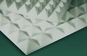 Pannello fonoassorbente a muro - SOFT-POINT CLASS 1 - ECOPOLIMER - per controsoffitto / in espanso / piramidale