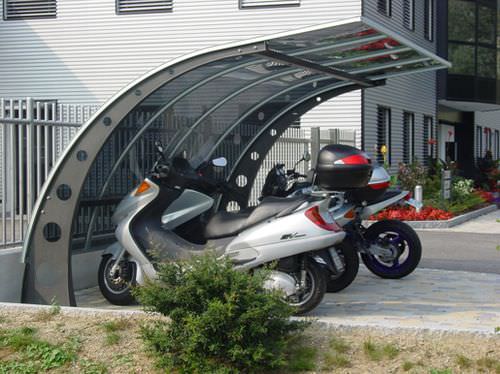 Pensilina per moto - CICLOPARK - EUROPRODOTTI MARINO BERNASCONI