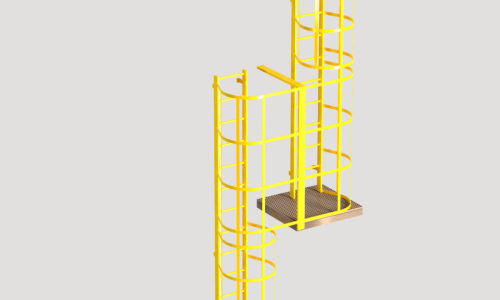 Scala con gabbia - FIBRE NET GROUP