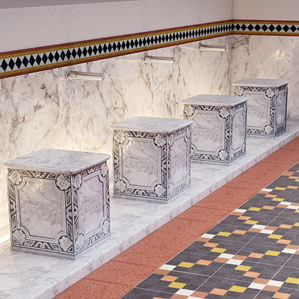 Fregio in cemento - HALL - FOGAZZA PAVIMENTI - a muro