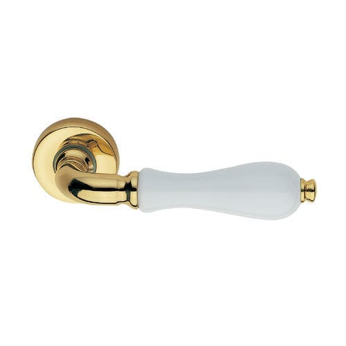 Maniglia per porta - MIMOSA - FRASCIO - da finestra / in ottone / in ceramica