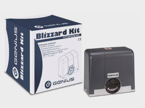 Automazione per cancello scorrevole - BLIZZARD ENC KIT 500/900 - GENIUS - per motore a catena