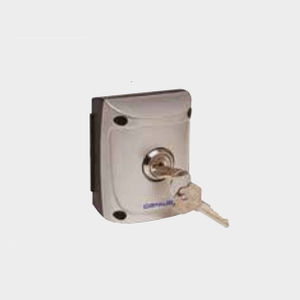 Interruttore per sistema domotico - QUICK 2 - GENIUS - a chiave / non incassato / in metallo