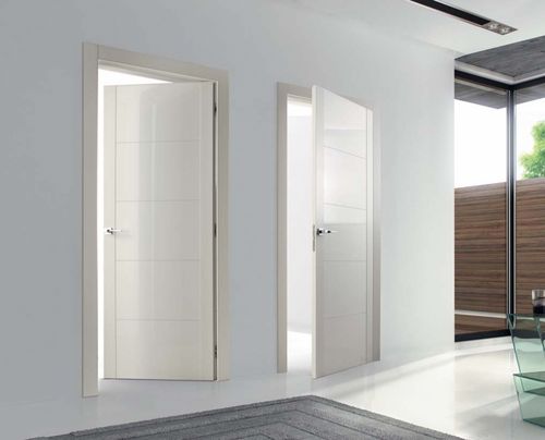 Porta da interno - GLITTER - GHIZZI & BENATTI - in legno / battente / senza vetri