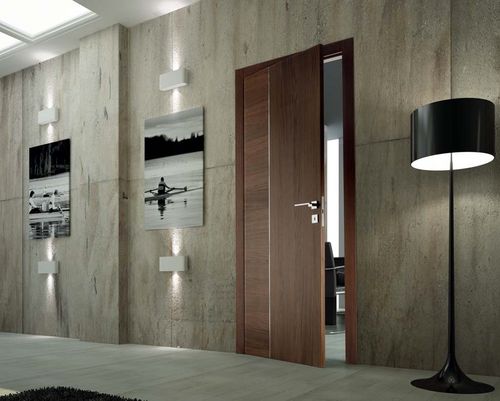 Porta da interno - SKY - GHIZZI & BENATTI - in legno / battente / senza vetri