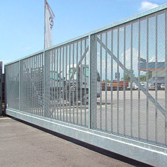 Cancello scorrevole - SHUTTLE - GRIDIRON S.P.A. - Unipersonale - in metallo / a sbarre / a pannello