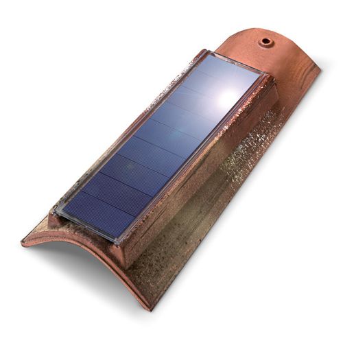 Tegola fotovoltaica - ANTICA POSSAGNO / VECCHIO CHIARO - INDUSTRIE COTTO POSSAGNO - in terracotta / anticata