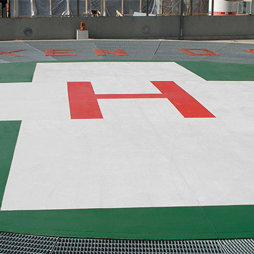 Pavimento in resina epossidica - AQUA POX F3 - IPM ITALIA - per ospedale / satinato / aspetto cemento colorato