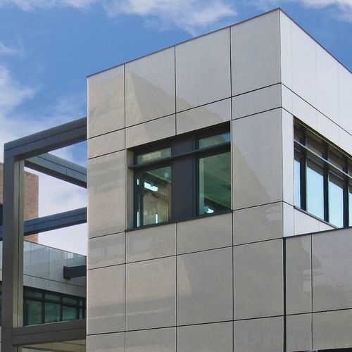 Sistema di fissaggio in alluminio - ALI GLASS S - ALIVA - per facciata ventilata / per facciata in vetro / per esterni