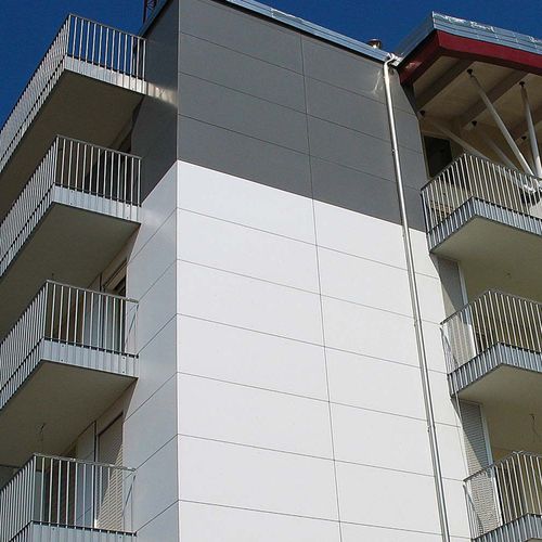 Sistema di fissaggio in alluminio - ALI FIBRO S / ALI HPLS - ALIVA - per facciata ventilata / invisibile