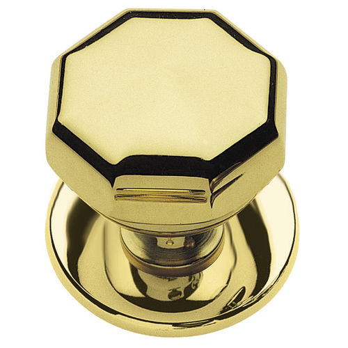Pomello per porta contemporaneo - DIAMANTE - MARTINELLI - in ottone