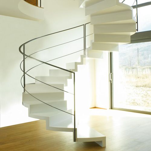 Scala elicoidale - B 405 - METALL CONCEPT - con gradini in metallo / con struttura in metallo / per uso residenziale