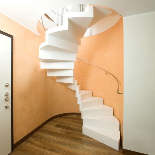 Scala elicoidale - B 414 - METALL CONCEPT - con gradini in metallo / con struttura in metallo / per uso residenziale