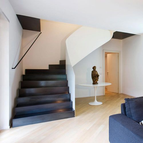 Scala a U - A 233 - METALL CONCEPT - con gradini in metallo / con struttura in metallo / per uso residenziale