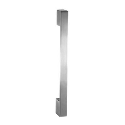 Maniglia a tirante per porta - 0IT.011.0035 - PBA - in acciaio inossidabile / contemporanea / finitura spazzolata