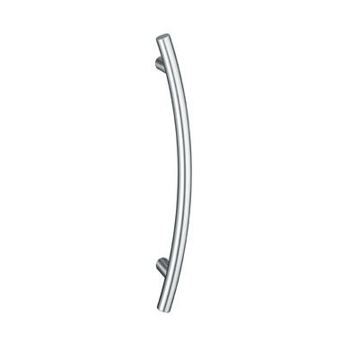 Maniglia a tirante per porta - 2CC.150.0035 - PBA - in acciaio inossidabile / contemporanea / finitura spazzolata
