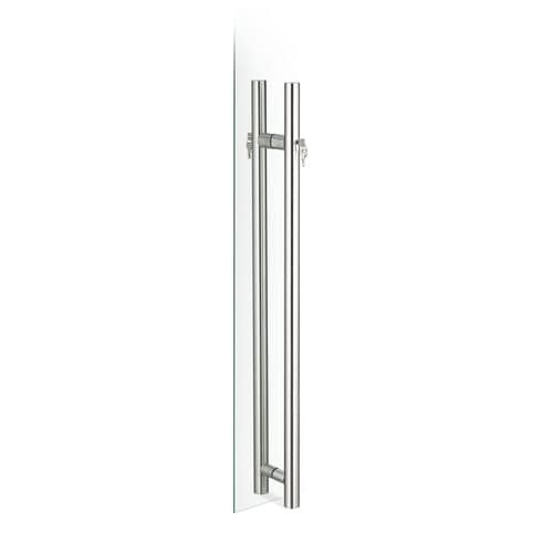 Maniglia a tirante per porta - KLS.Y01.0000 - PBA - in acciaio inossidabile / contemporanea / con serratura integrata