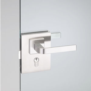 Maniglia per porta a vetri - HGL_0IT_153 - PBA - in metallo / contemporanea / con serratura integrata