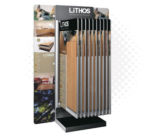 Espositore per parquet - PL_09 - POLCART - in legno / per negozio