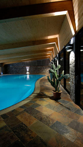 Piastrella in cemento - RICH AUTUMN - RASTONE - in ardesia / opaca / per bagnasciuga di piscina