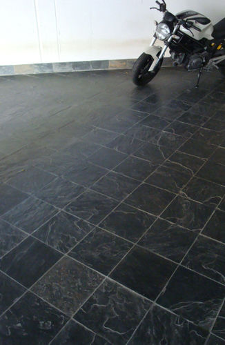 Piastrella in cemento - SILVER BLUE - RASTONE - in ardesia / opaca / da interno