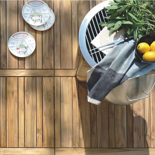 Listone per esterno in teak - MODULO - RAVAIOLI LEGNAMI - termotrattato / FSC