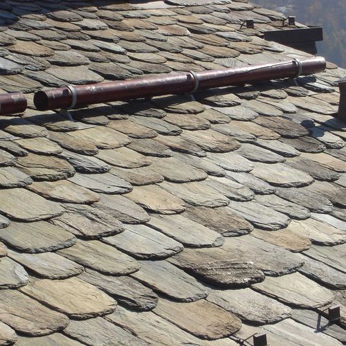 Tegola a coda di castoro - VALMALENCO PIÖDA - NUOVA SERPENTINO D'ITALIA