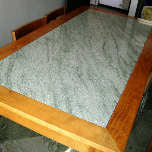Tavolo contemporaneo - VERDE SPLUGA - GRANITI CONRAD - in pietra / rettangolare