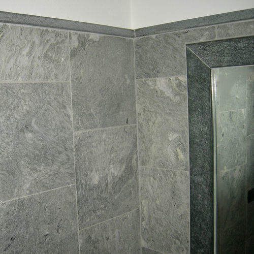 Piastrella in pietra naturale - PIETRA SMERALDA - GRANITI CONRAD - spazzolata / da interno / da bagno
