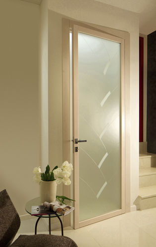 Porta da interno - SQUARE - CRISTAL PORTE D'ARREDO - in legno / battente / scorrevole
