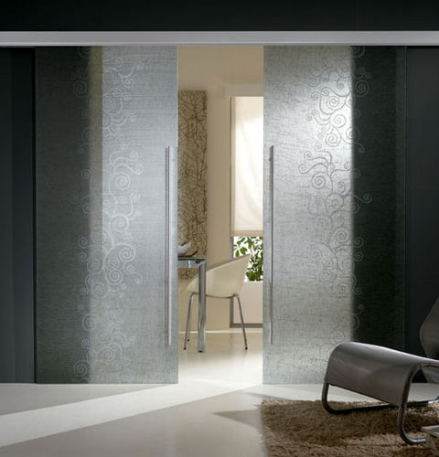 Maniglia a tirante per porta - EASY - CRISTAL PORTE D'ARREDO - in metallo