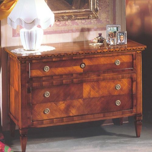 Cassettone in stile - 670X - SALCA ASIAGO - in noce / in ciliegio / 3 cassetti