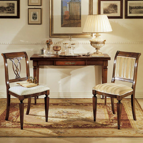 Sedia classica - 122X - SALCA ASIAGO - da interno / in tessuto / con supporto in legno