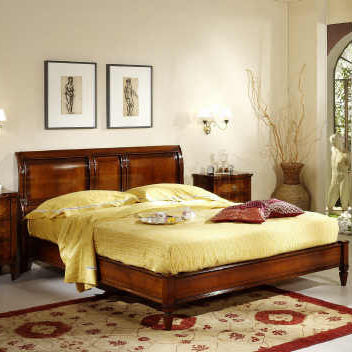 Letto matrimoniale - 782X - SALCA ASIAGO - classico / in noce / in ciliegio