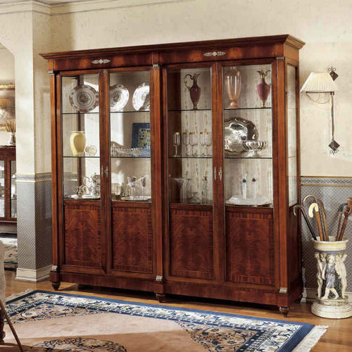 Credenza con alzata classica - 849X - SALCA ASIAGO - in noce / in mogano