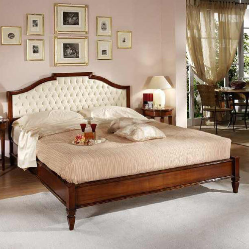 Letto matrimoniale - 785X CAPIT - SALCA ASIAGO - classico / imbottito / con testiera