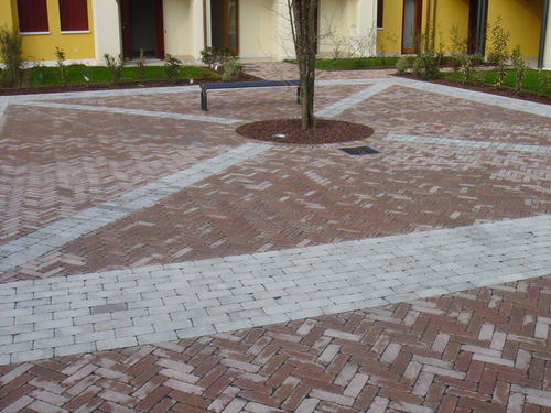 Pavé in pietra naturale - LISTELLO ANTICO - FAVARO1 - permeabile / per spazio pubblico
